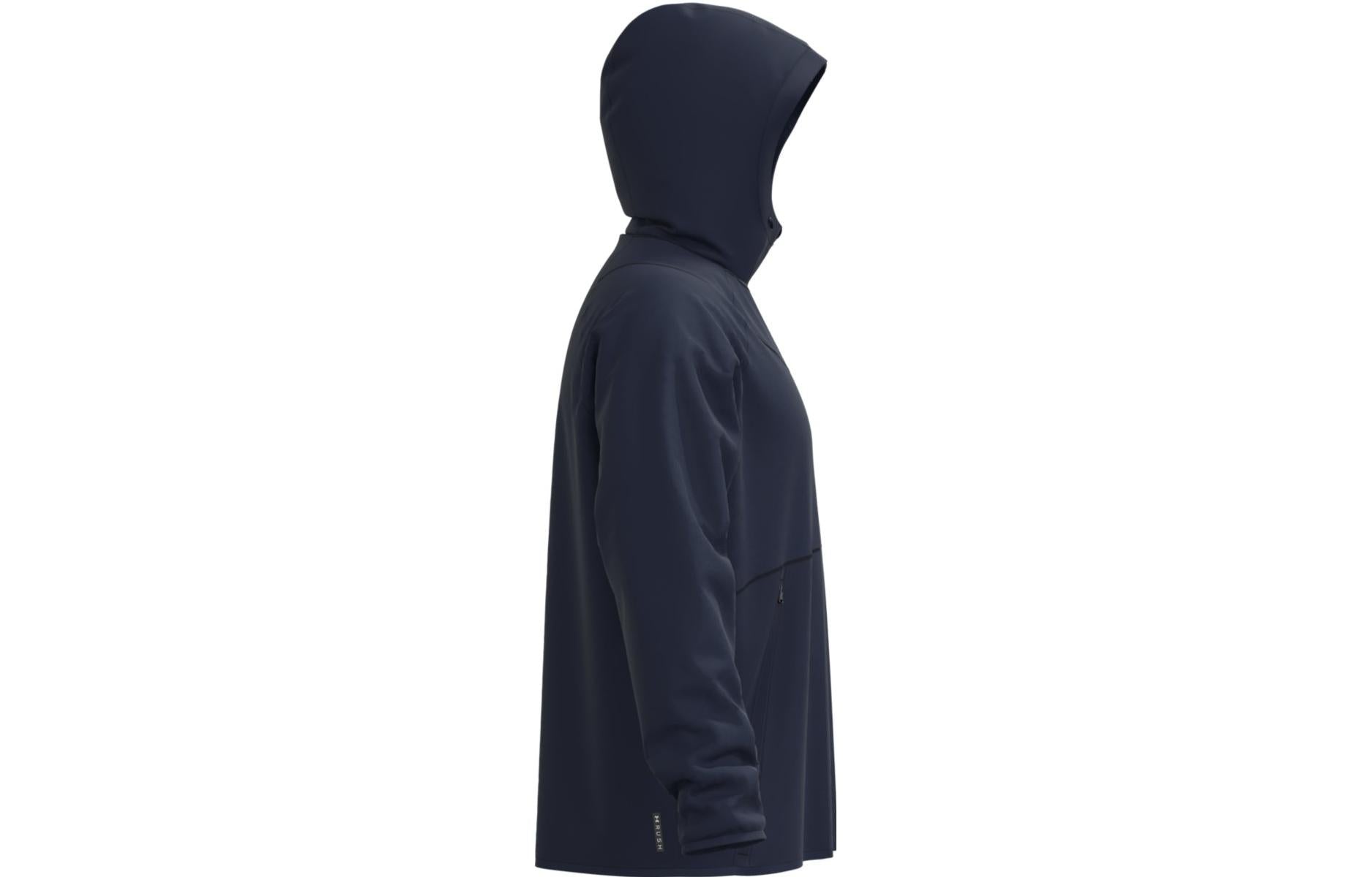 Under Armour Rush Fleece Full Zip Hoodie Jacket 'Blue' 1373806-410 - 4