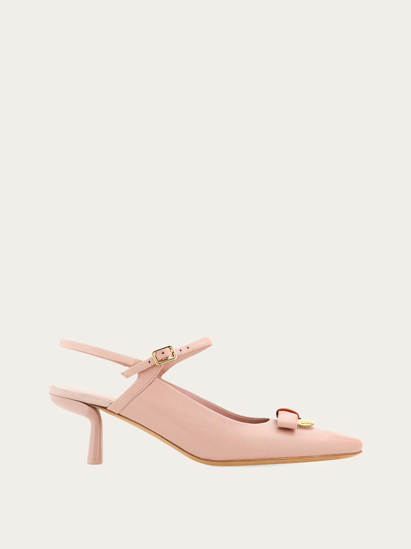 Drop Bow ornament slingback - 1