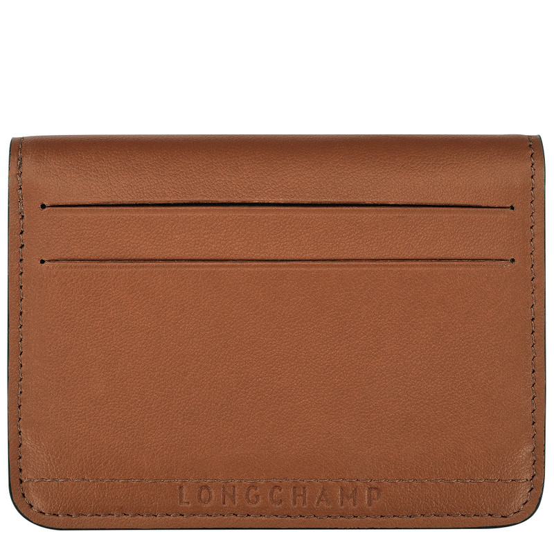 Longchamp Le Pliage Xtra Card holder Cognac - Leather outlook