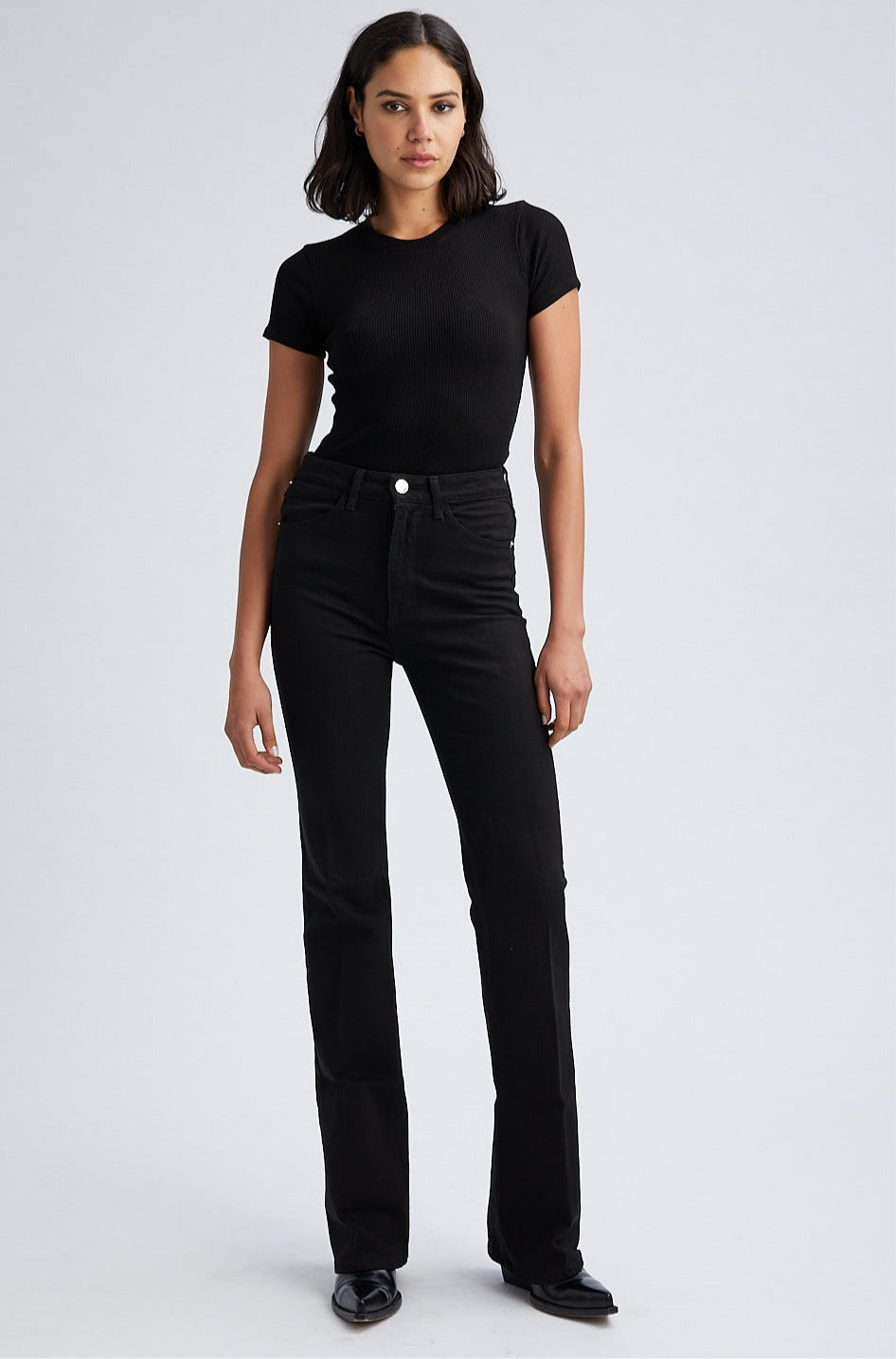 STEVIE MICRO FLARE DENIM - 6