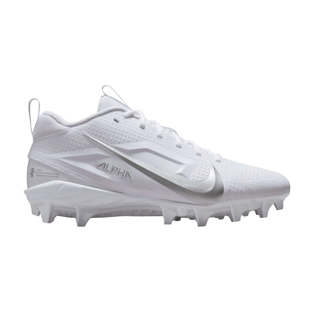 Alpha Menace 4 Varsity 'White Metallic Silver' - 1