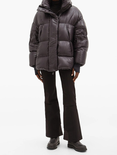 Moncler Grenoble Arpuilles logo-patch quilted-shell down coat outlook