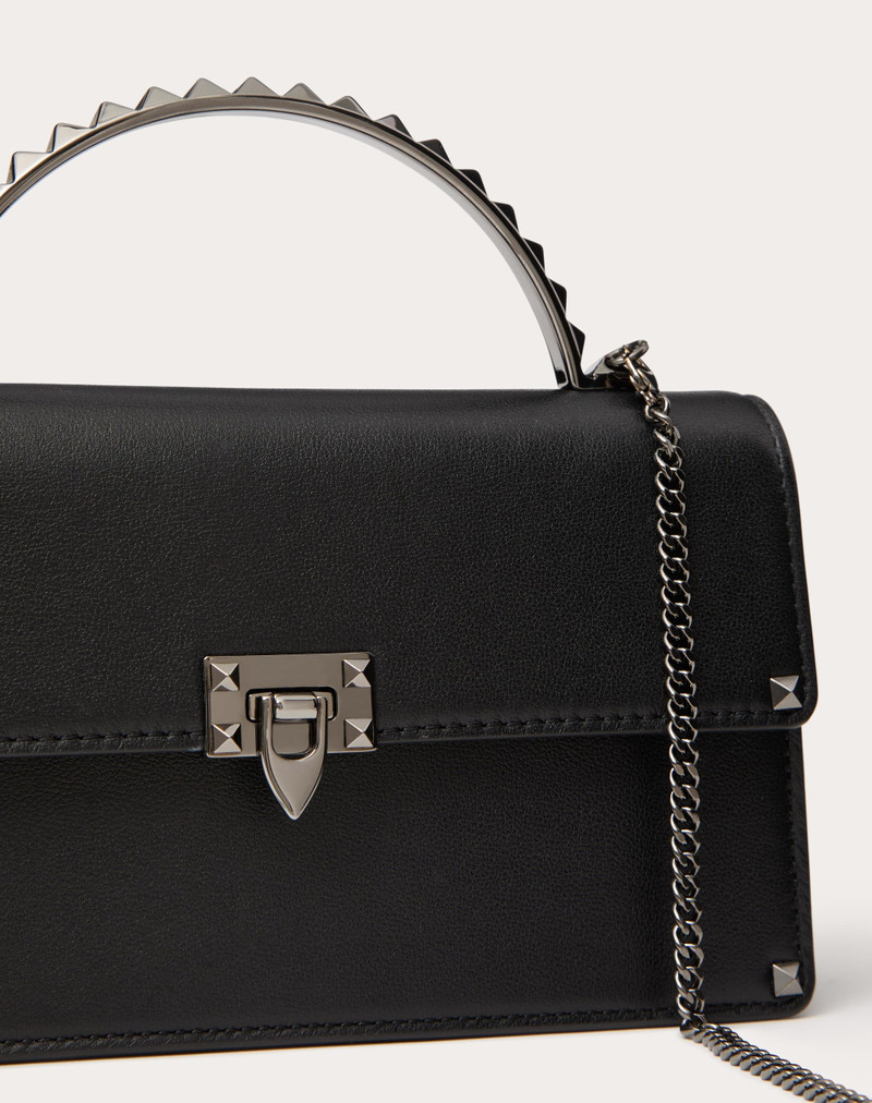 MINI ROCKSTUD CALFSKIN HANDBAG 7