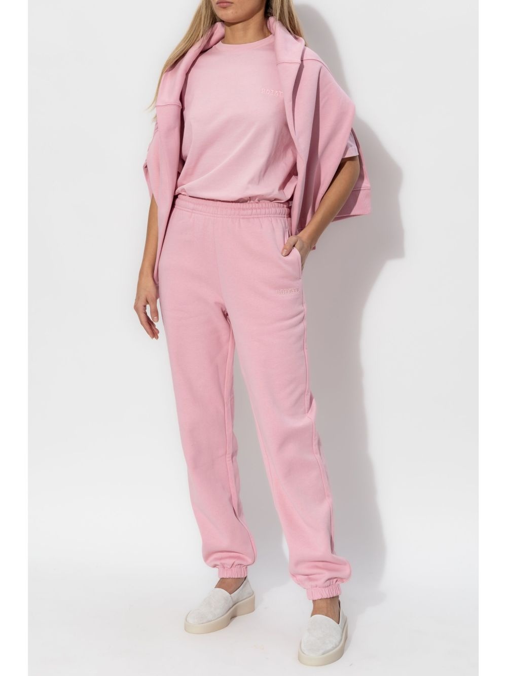 logo-embroidered track pants - 2
