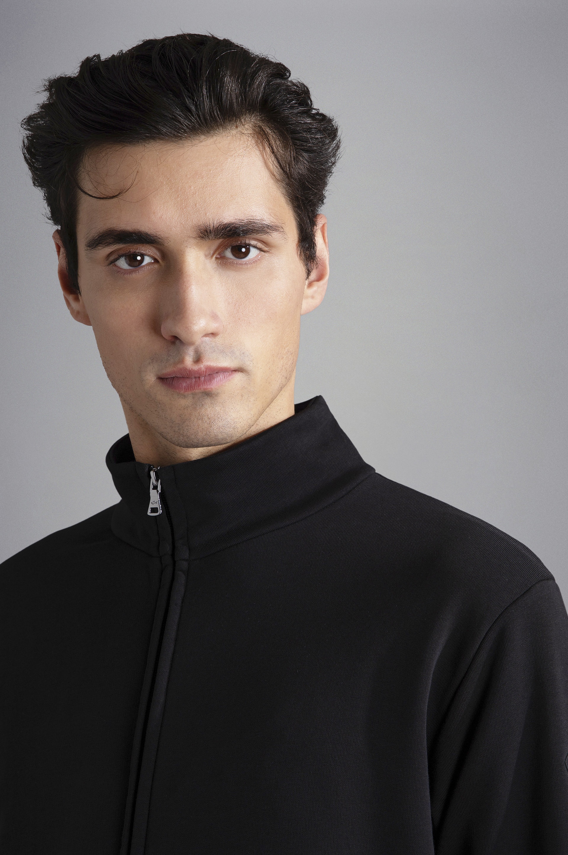 COTTON FULL ZIP SWEATSHIRT - 4