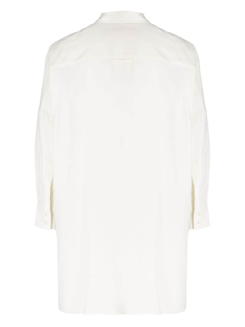 Toogood button-fastening silk shirt outlook