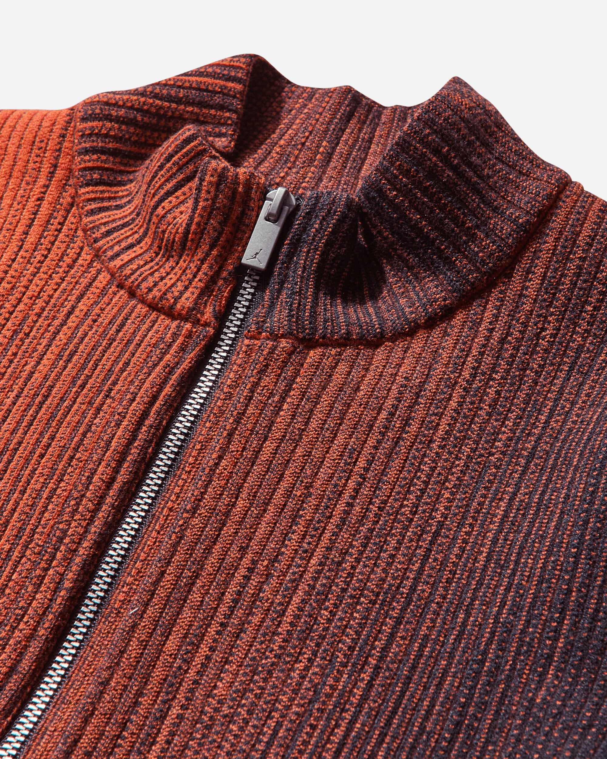 Women's Air Jordan Full-Zip Knit Top Cave Purple / Mantra Orange - 3