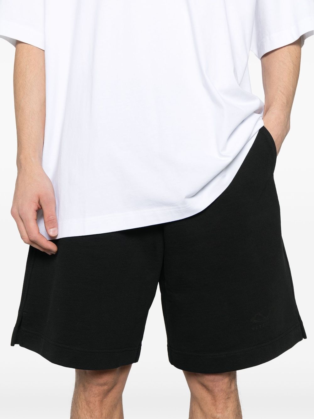 logo-print shorts - 5