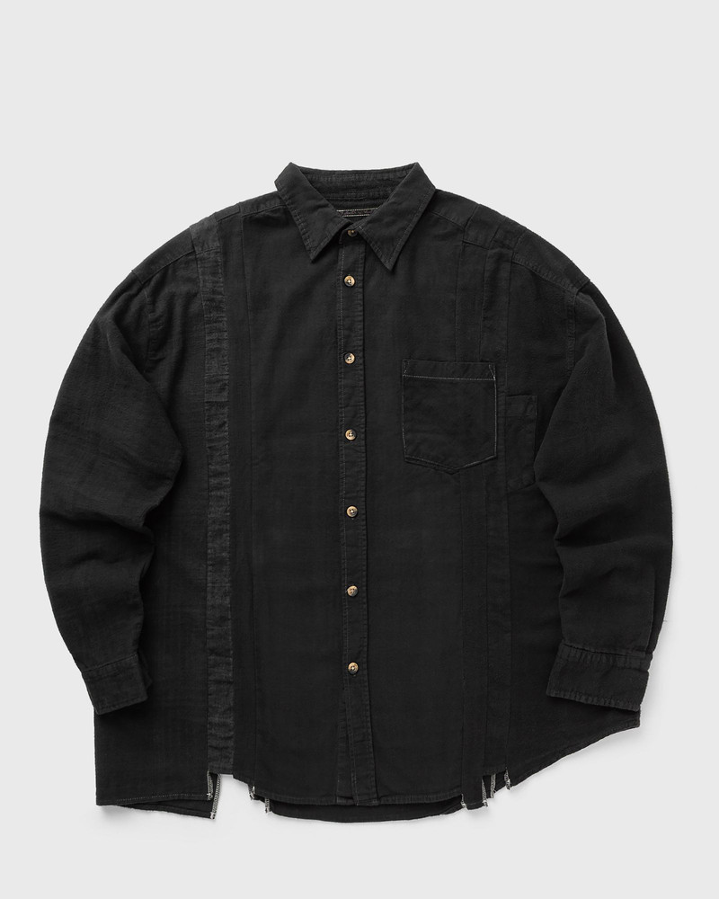Rebuild by Needles Flannel Shirt -> 7 Cuts Wide Shirt / Over Dye 1