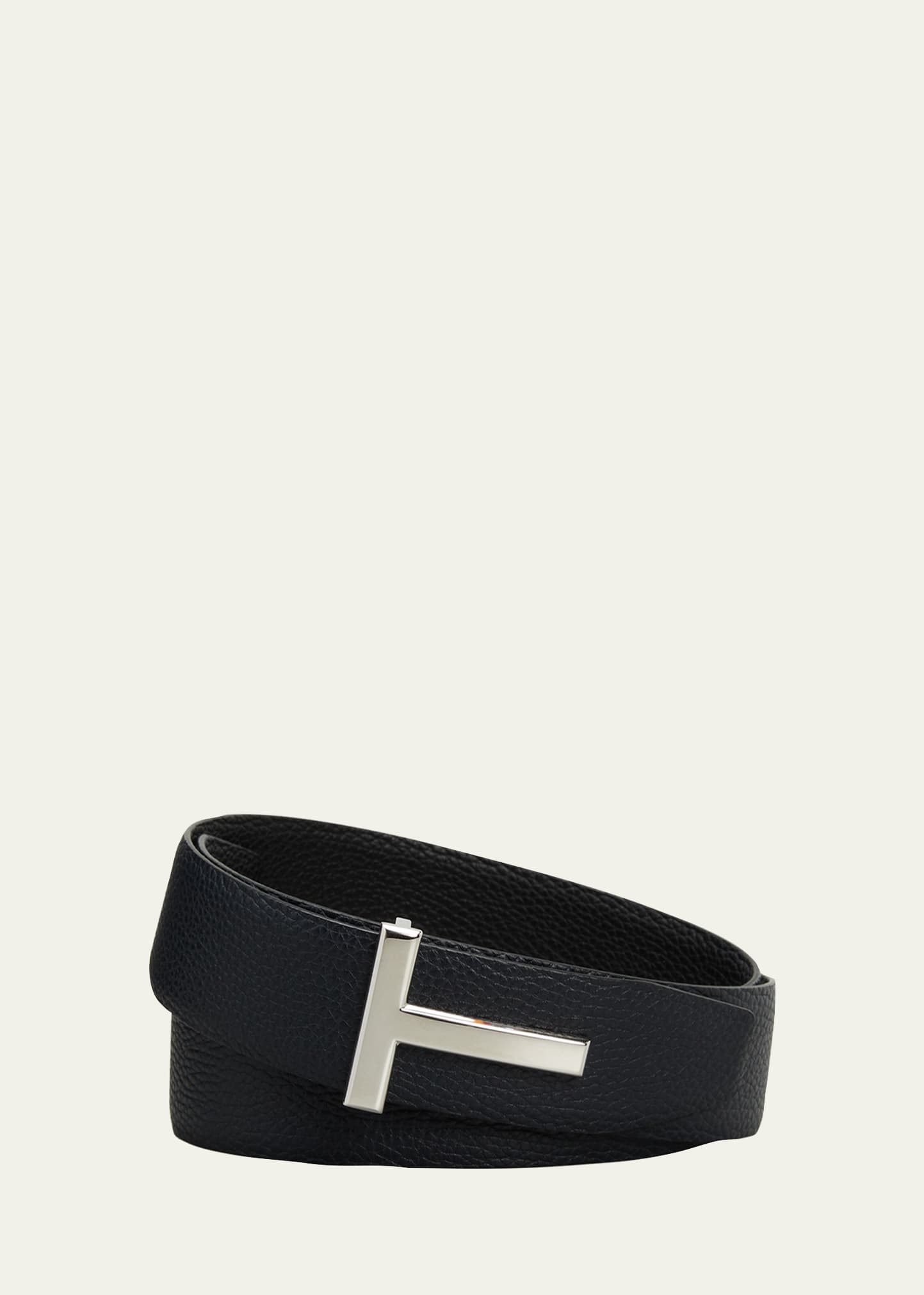 Men's Signature T Reversible Leather Belt - 1