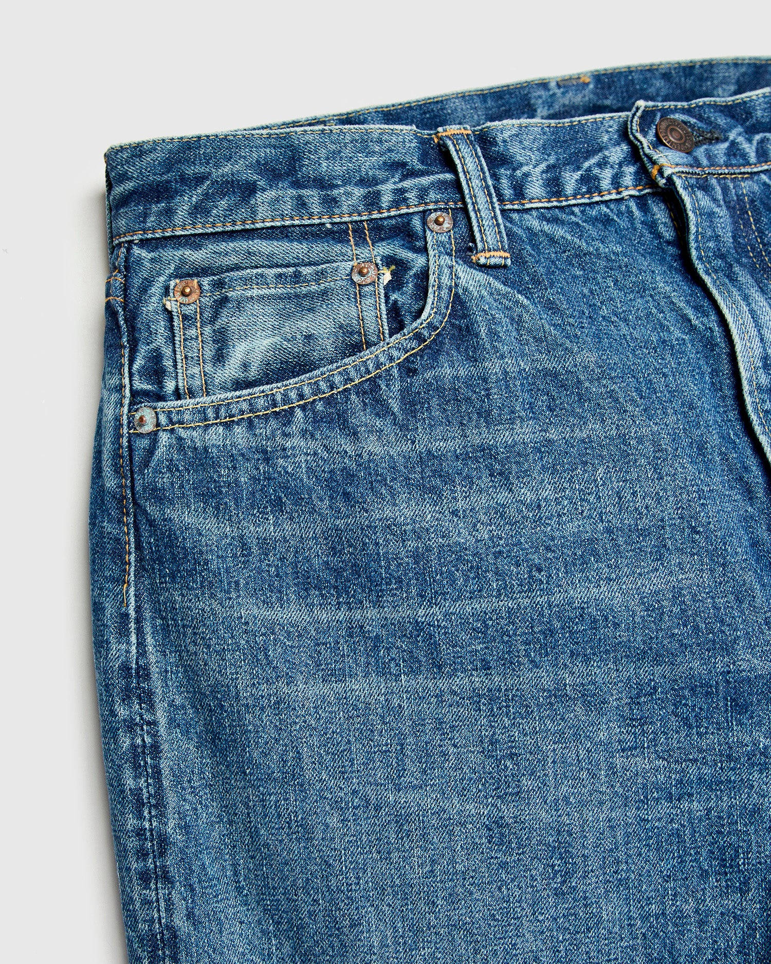 107 "2 Year Wash" 13.5oz Selvedge Denim - Ivy Fit - 6