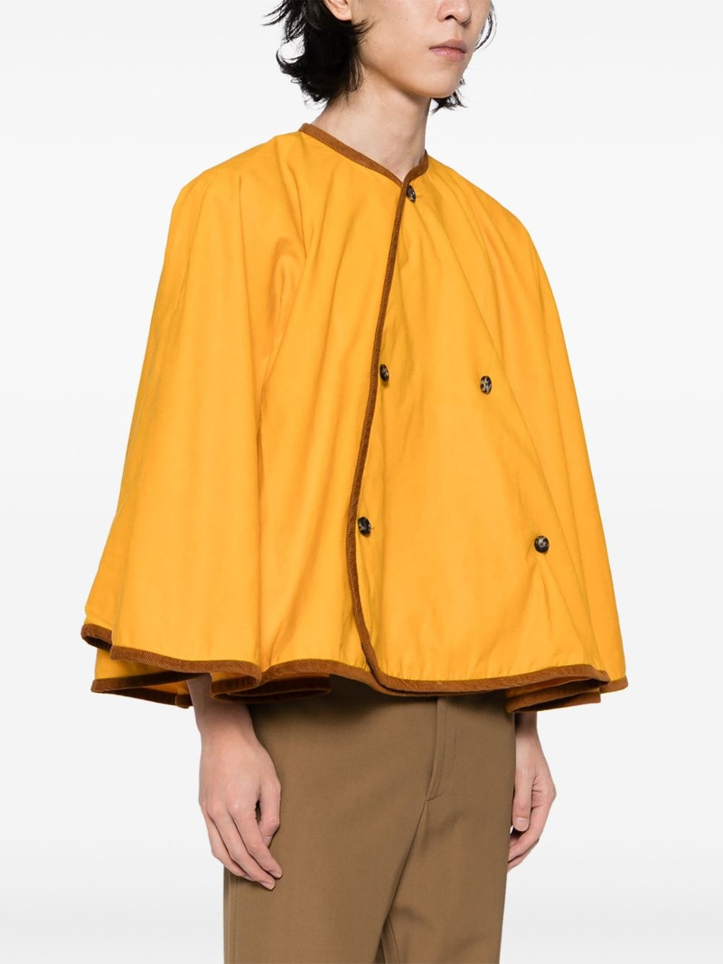Waxed rain cape 3