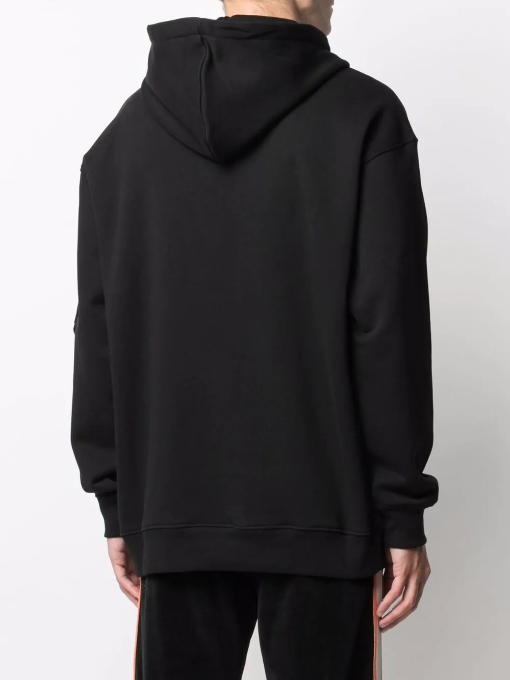 zip pull pocket-detail hoodie - 4