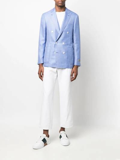 Canali double-breasted blazer outlook