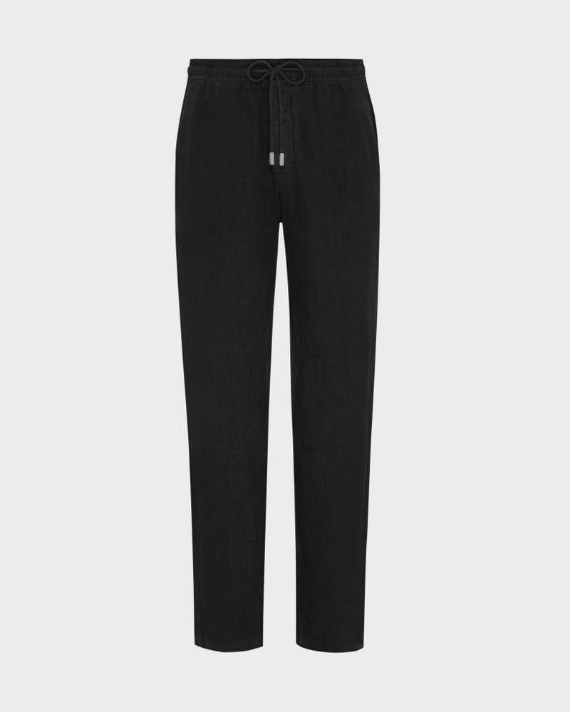 MEN COMFORT LINEN PANTS SOLID 1