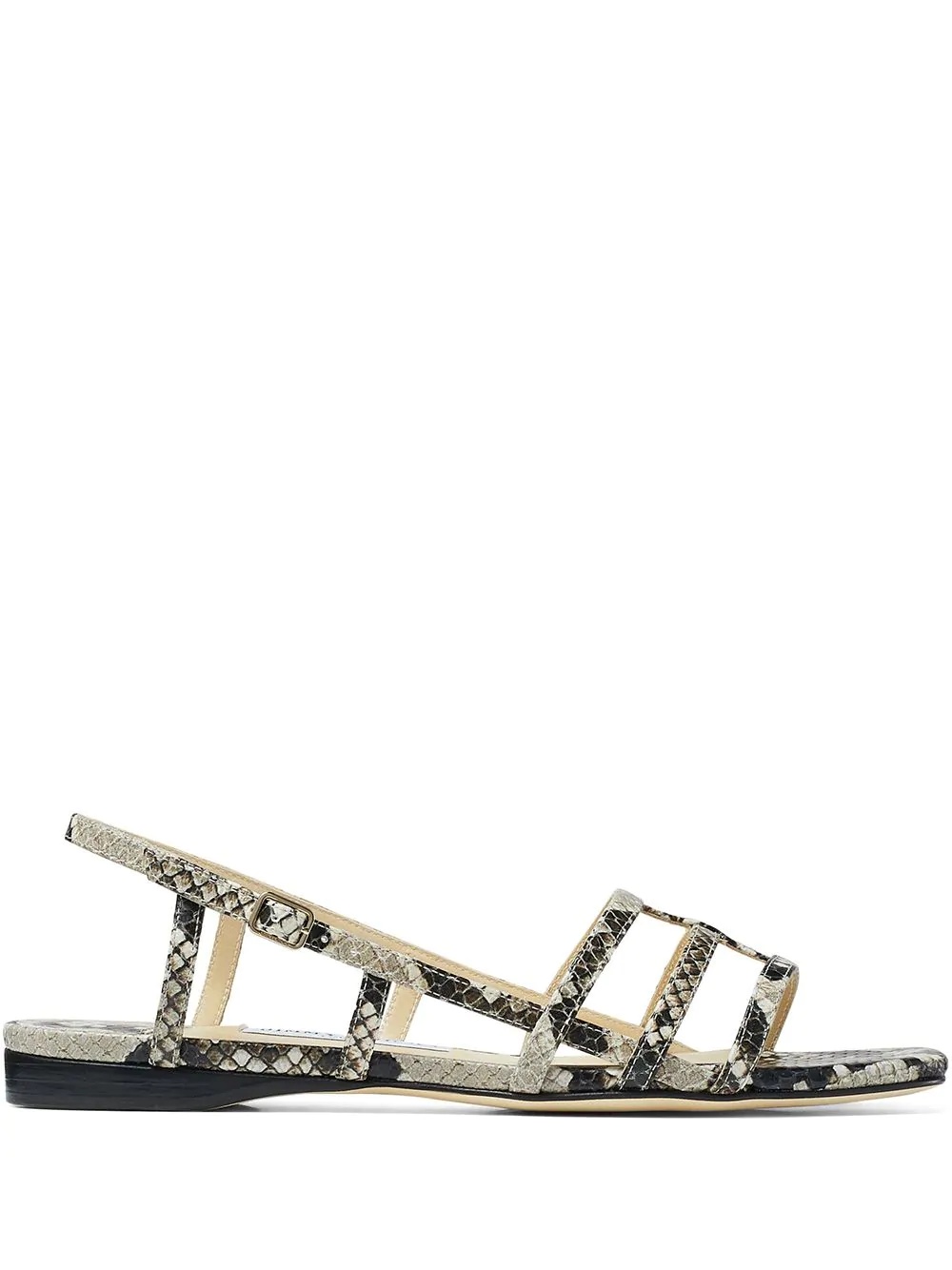 Arien snakeskin effect sandals - 1