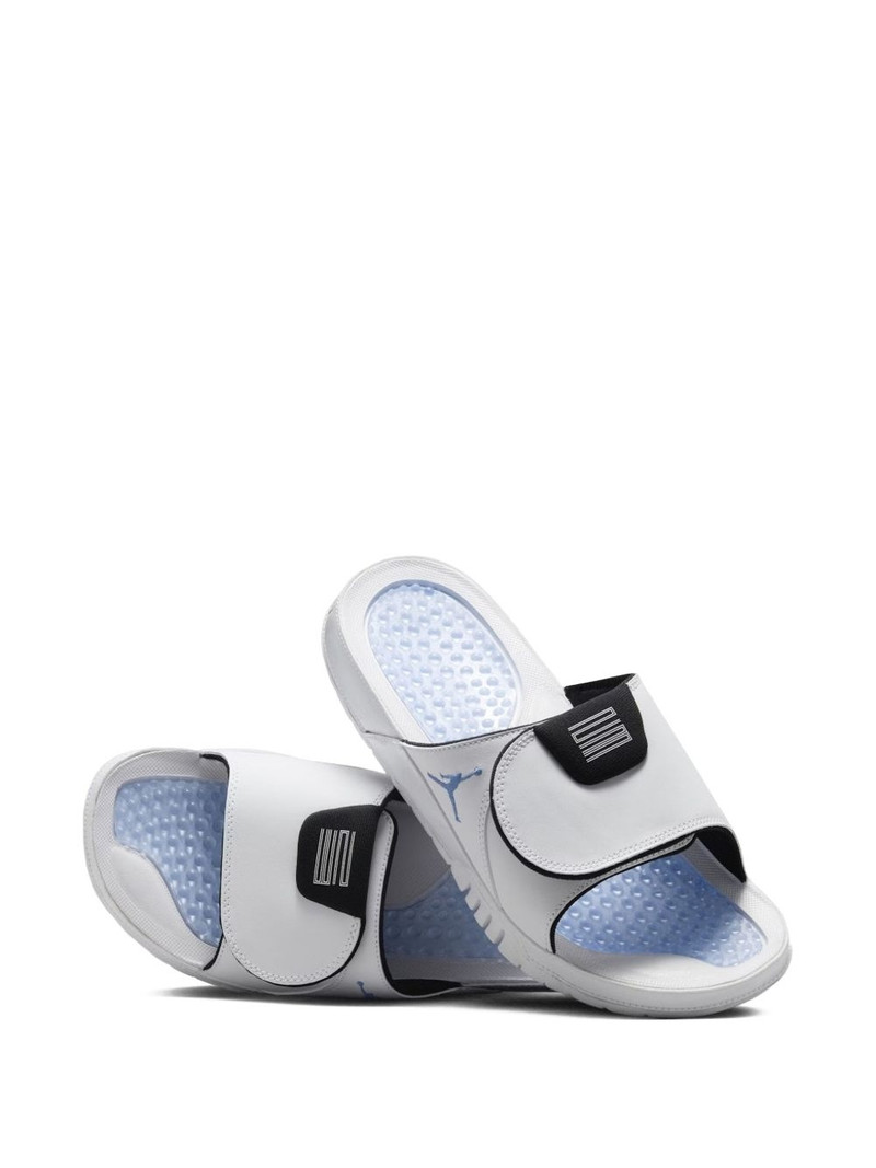 Jordan Jordan Hydro XI "White/Black/Legend Blue" slides outlook