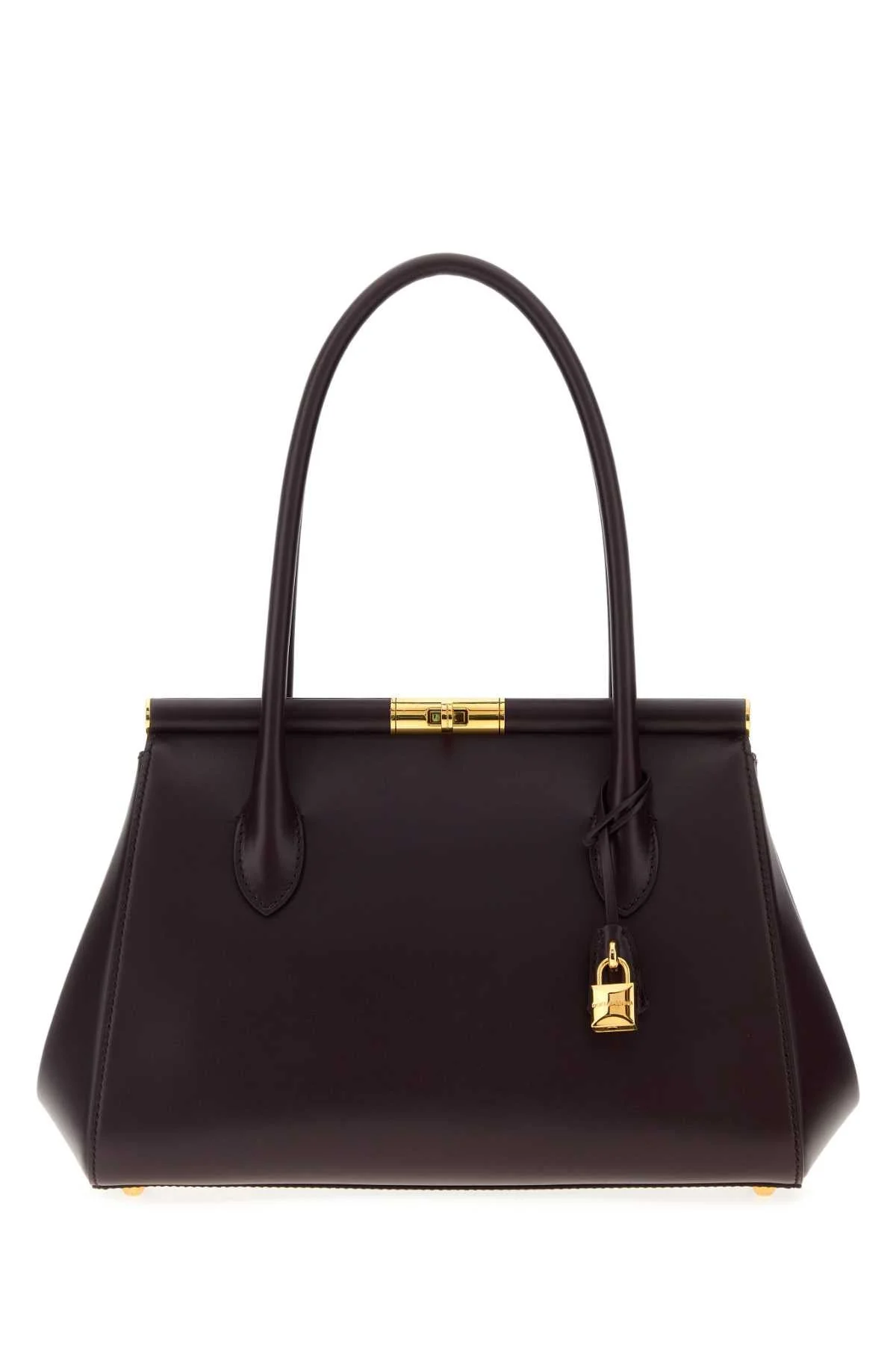 Dolce & Gabbana Women Aubergine Leather Everyday Marlene Shoulder Bag - 1