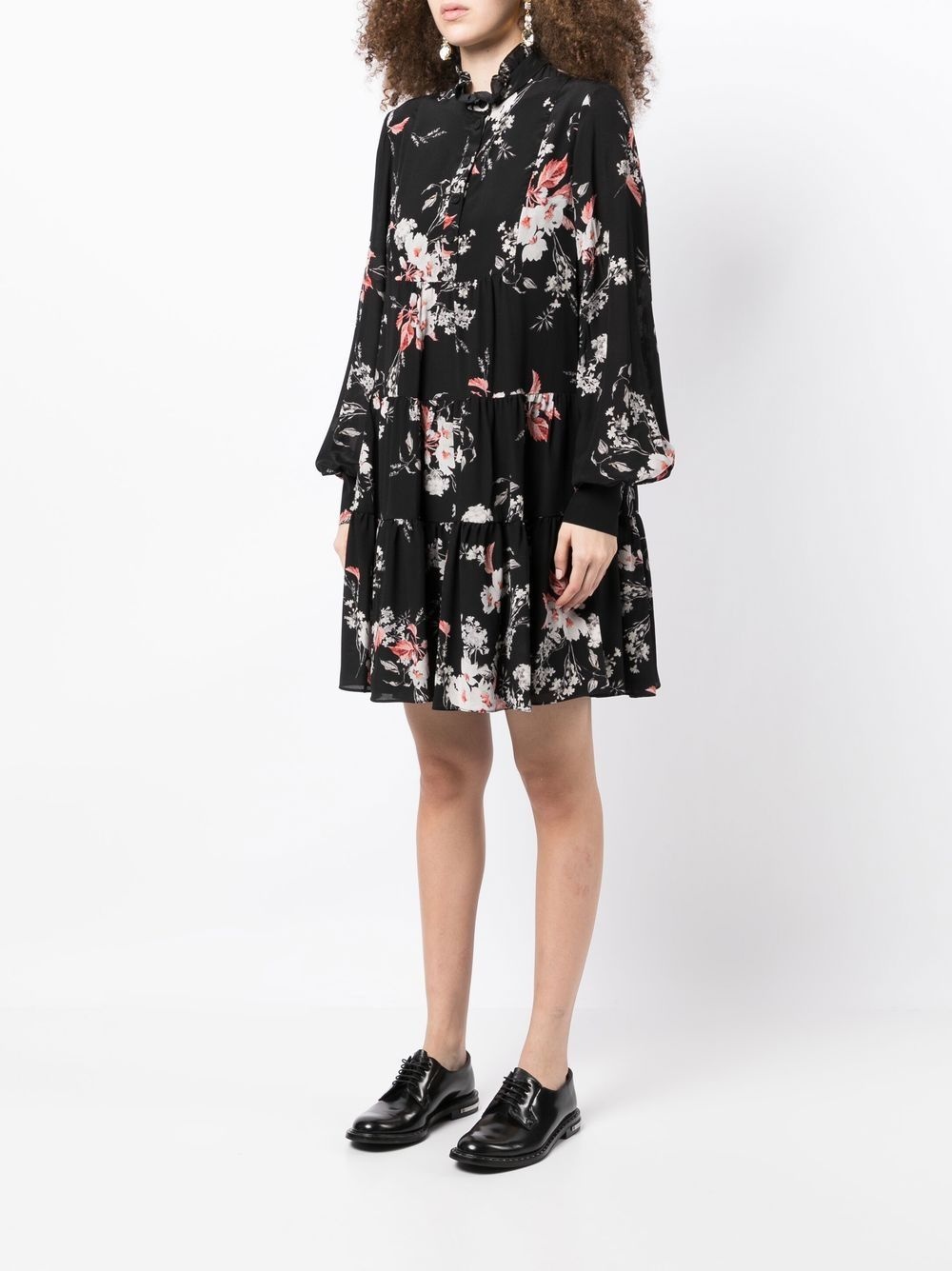 Karla floral-print short dress - 3