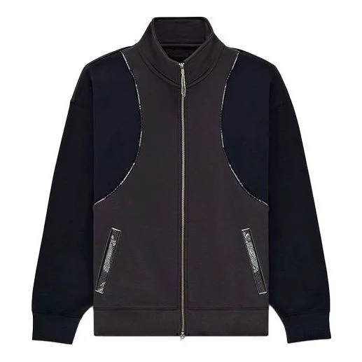 Converse Reflective Strip Stand Collar Jacket Purple 10022624-A02 - 1