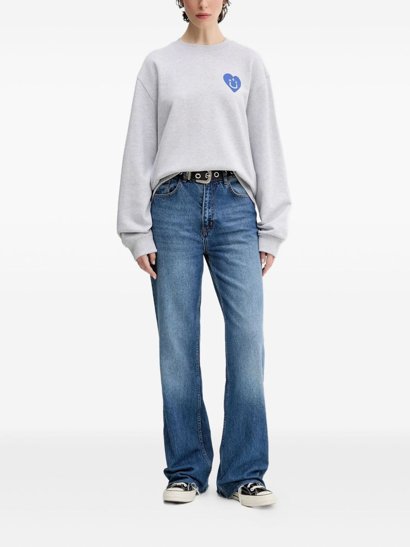 HUGO heart-logo sweatshirt outlook