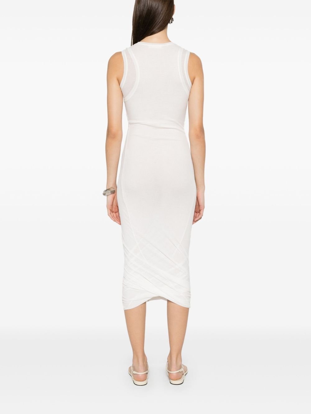 cotton midi dress - 4