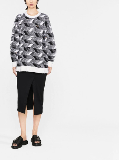 Missoni woven-knit jumper outlook