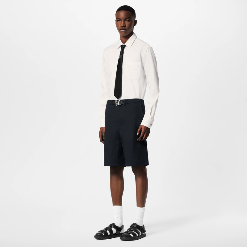 Louis Vuitton LV Buckle Cotton Shorts outlook