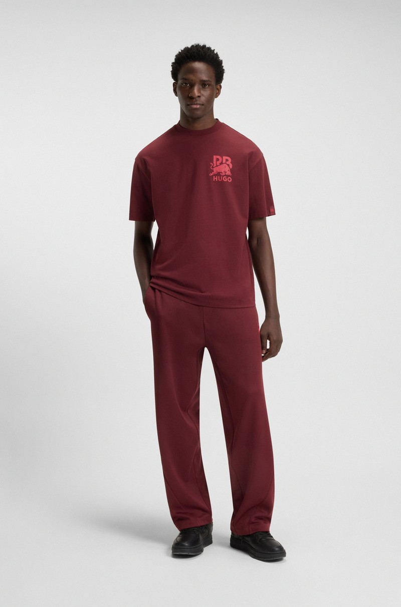 HUGO HUGO X RB COTTON T-SHIRT WITH BULL-GRAPHIC LOGO outlook