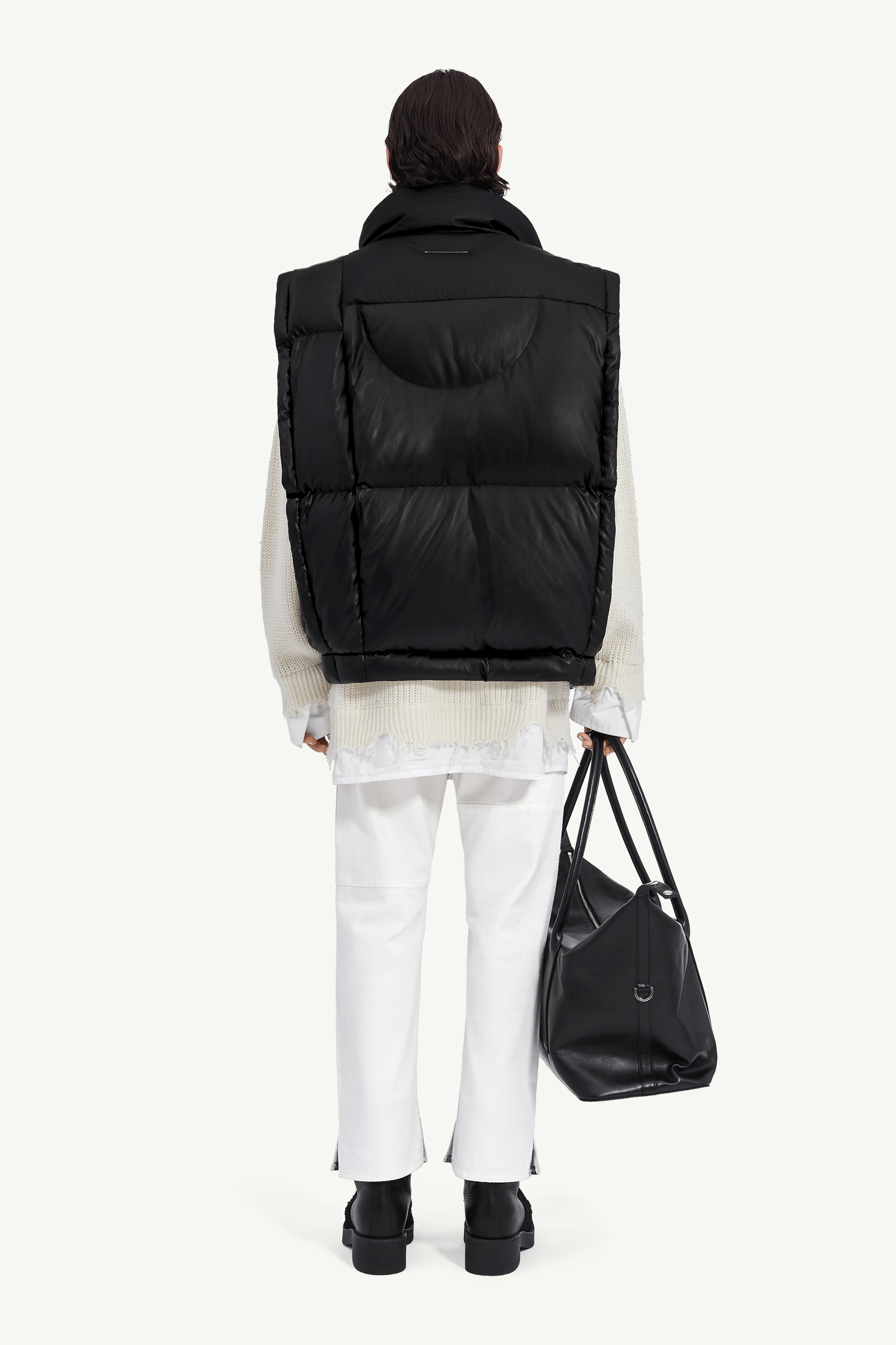 MM6 x Chen Peng Puffer gilet - 4