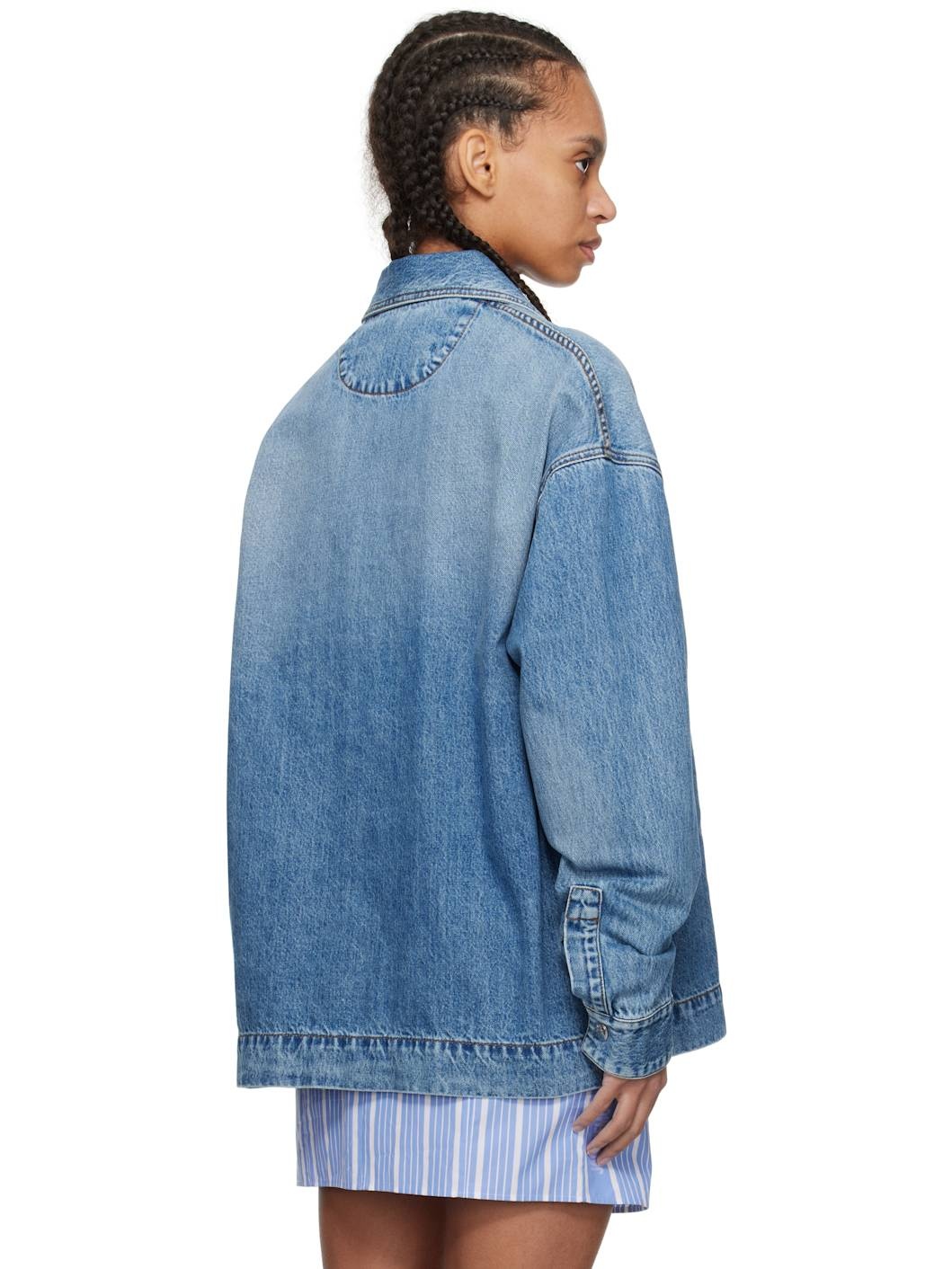 Blue La Casa 'The de-Nîmes' Denim Shirt - 3