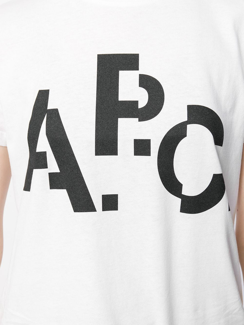 logo print T-shirt 5