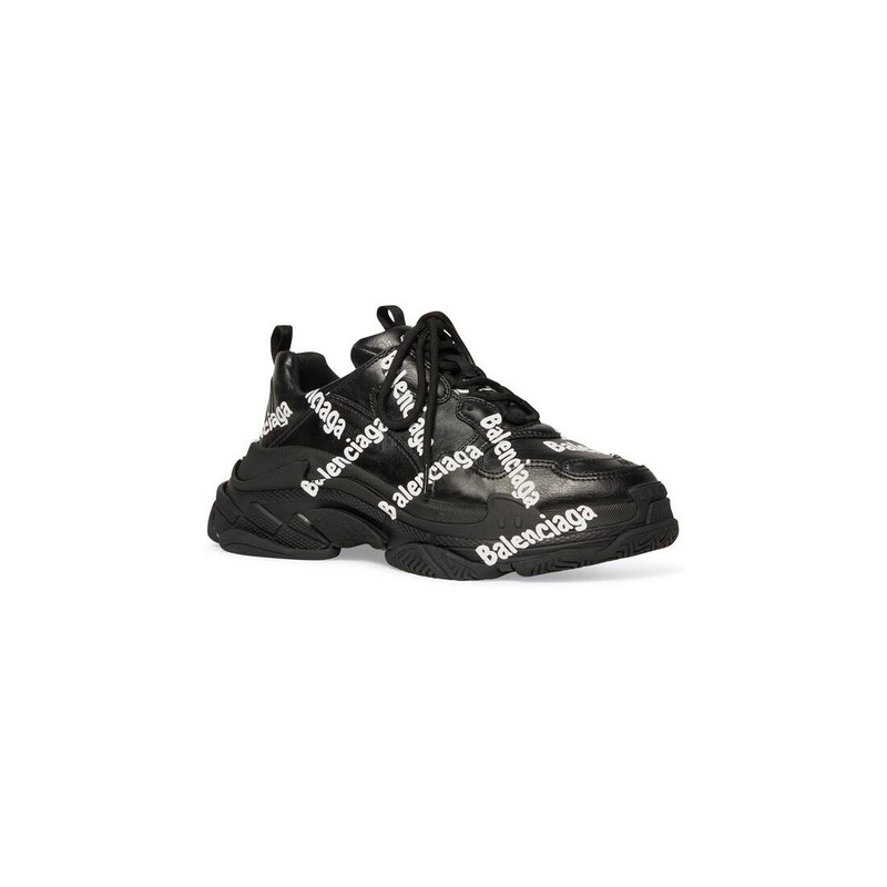 BALENCIAGA triple s logotype sneaker outlook