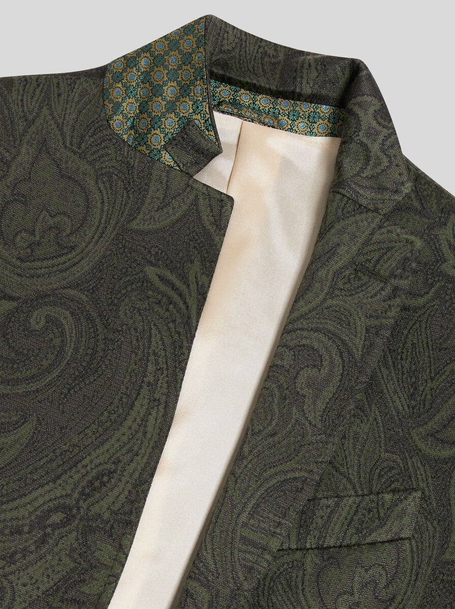PAISLEY JACQUARD JACKET - 5