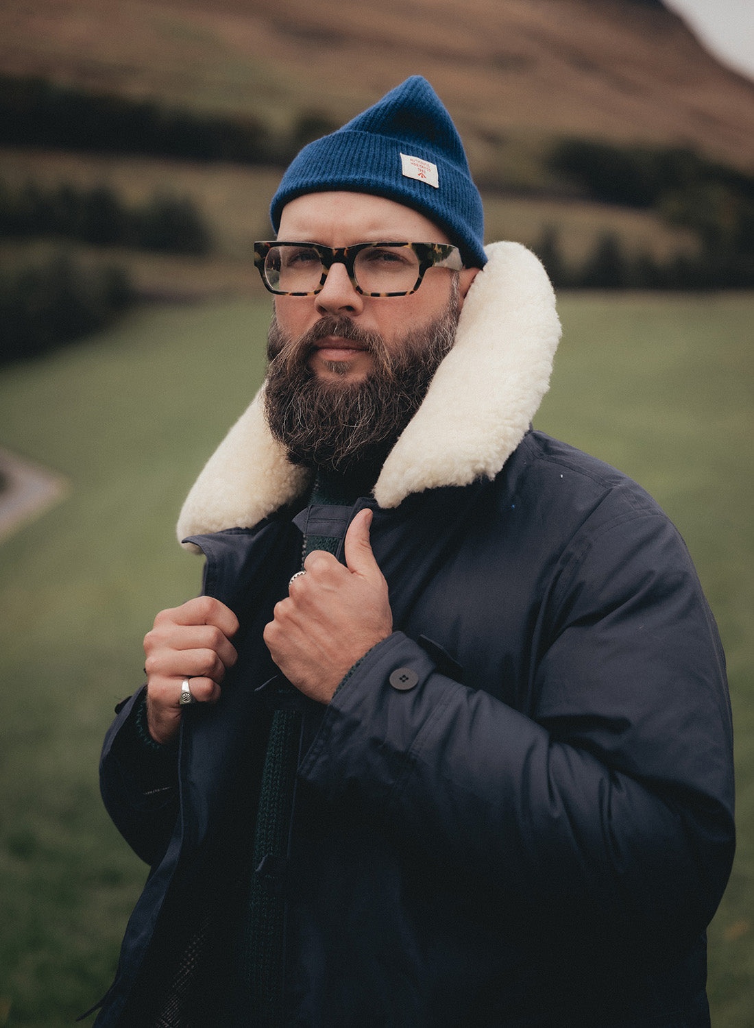 Finch Parka in Navy - 3