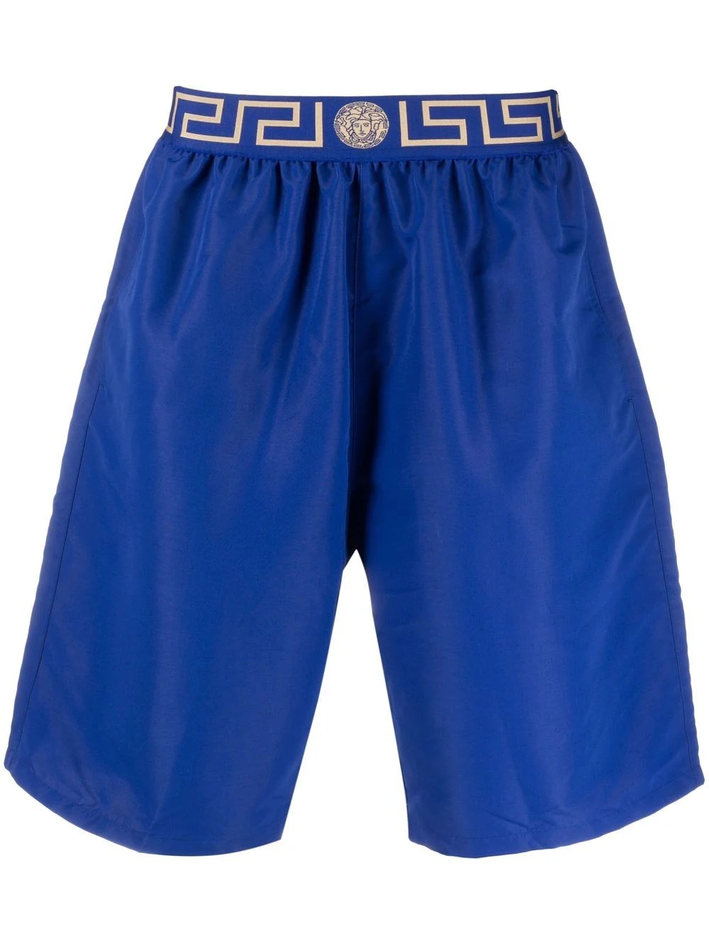 Greca-trim swim shorts - 1