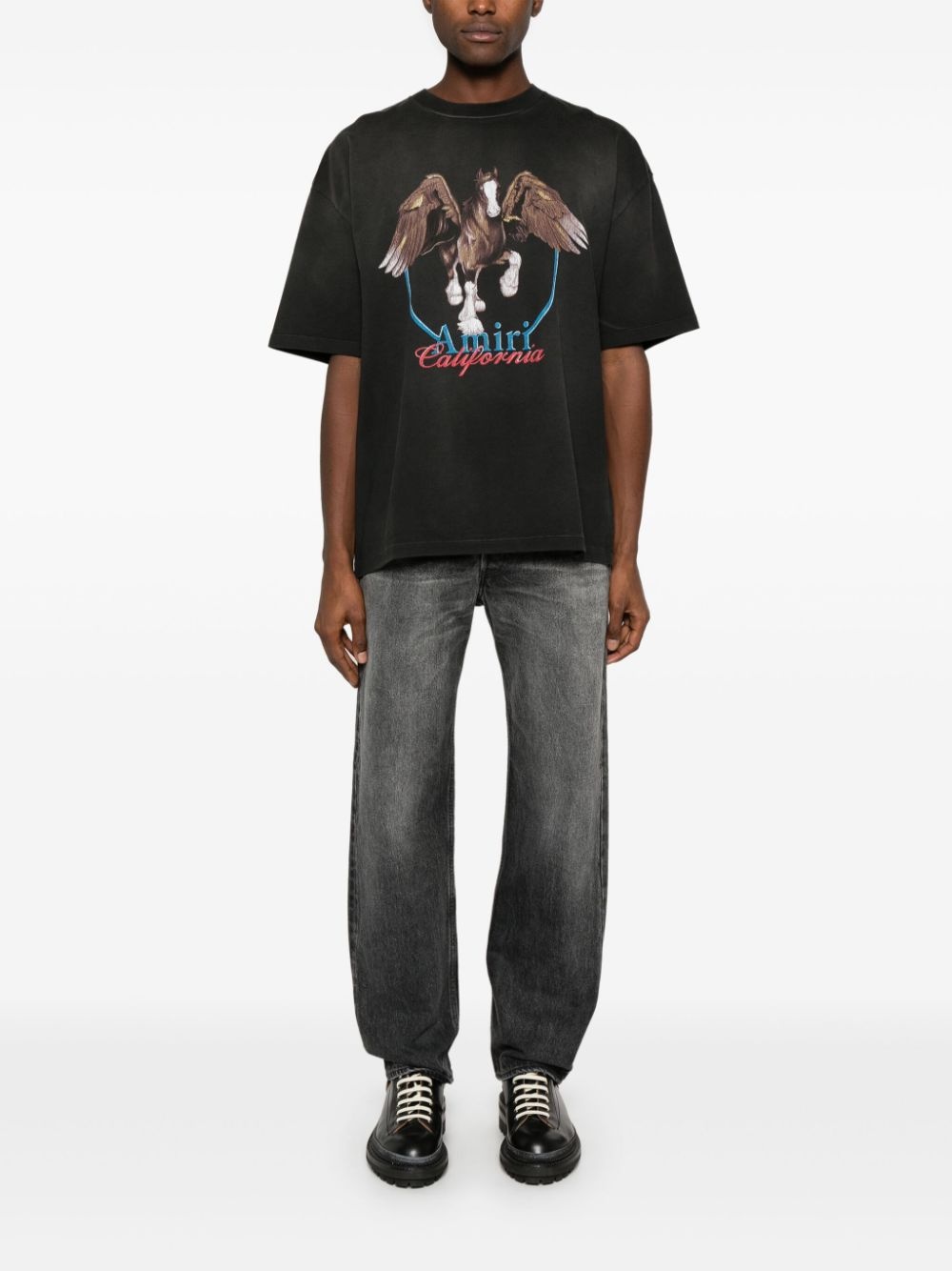 【送料&関税込】AMIRI pegasus T-shirt AMIRI Pegasus T-shirt | REVERSIBLE