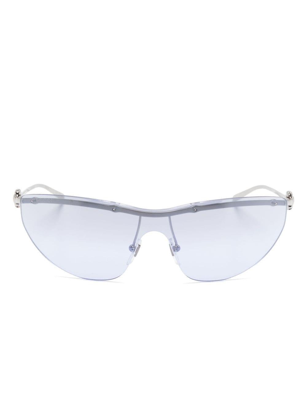 wraparound-frame sunglasses - 1