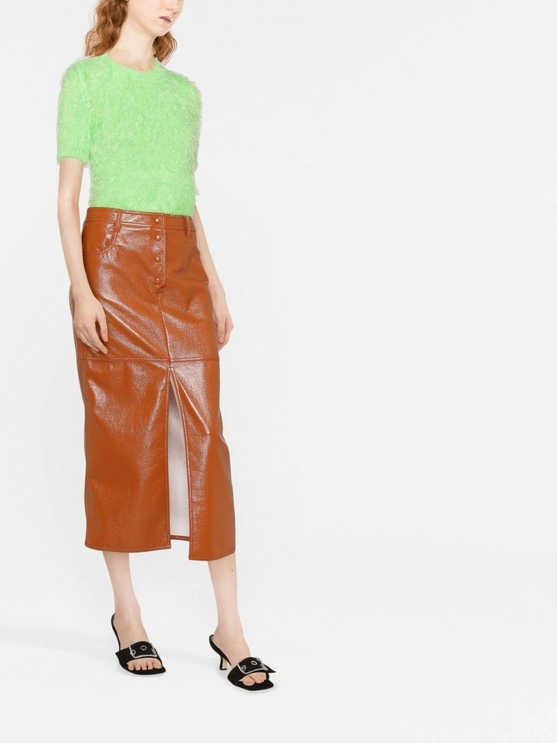 MSGM bouclé short-sleeve jumper outlook