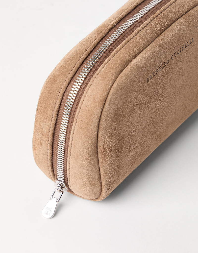 Suede beauty case 3