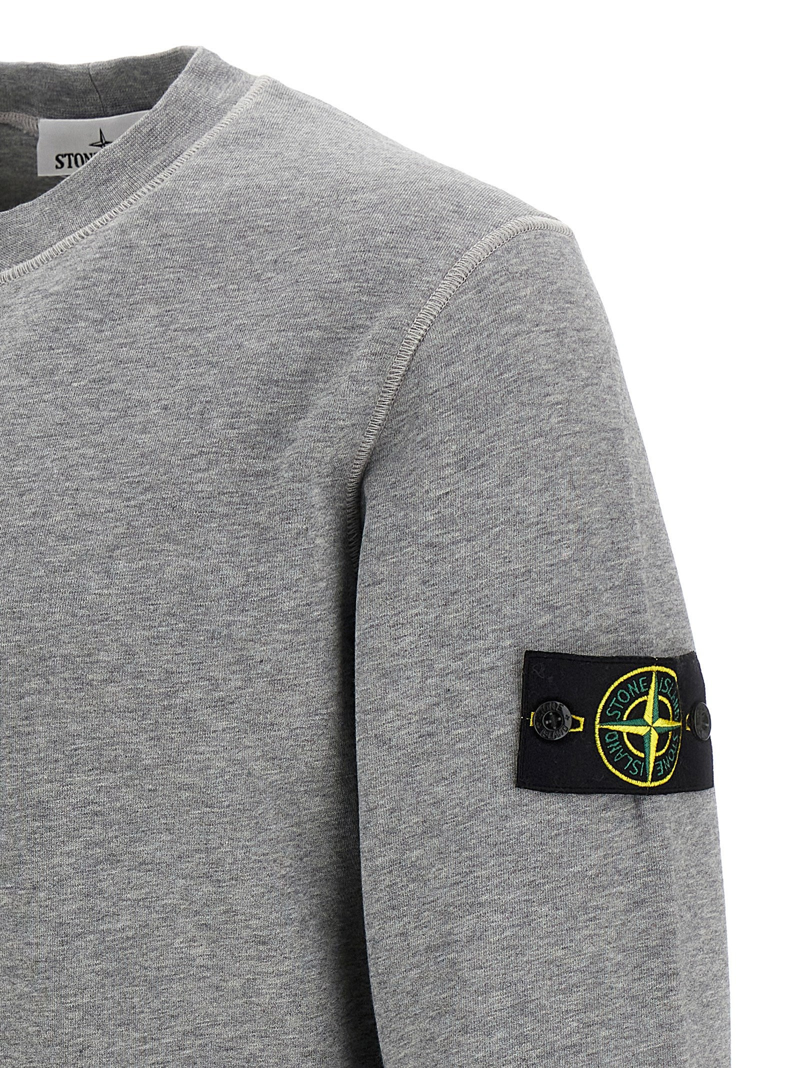 Logo Badge Sweatshirt Gray - 4