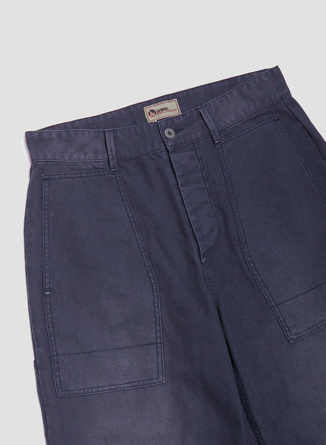 Carpenter Pant Canvas in Black Navy - 5