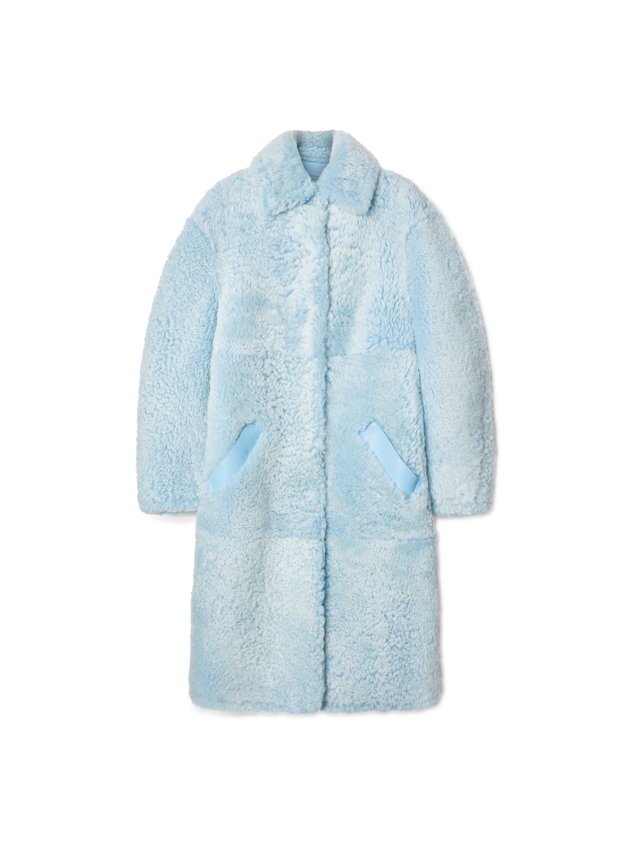Shearling Round Coat - 1
