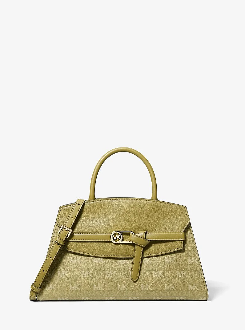 Greta Medium Signature Logo Satchel - 1