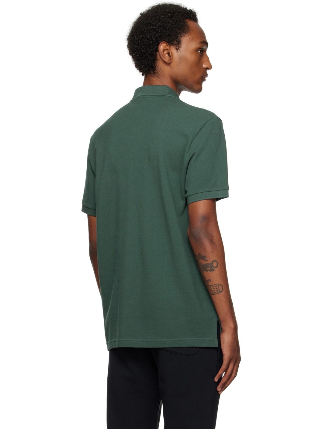 Green Embroidered Polo - 3