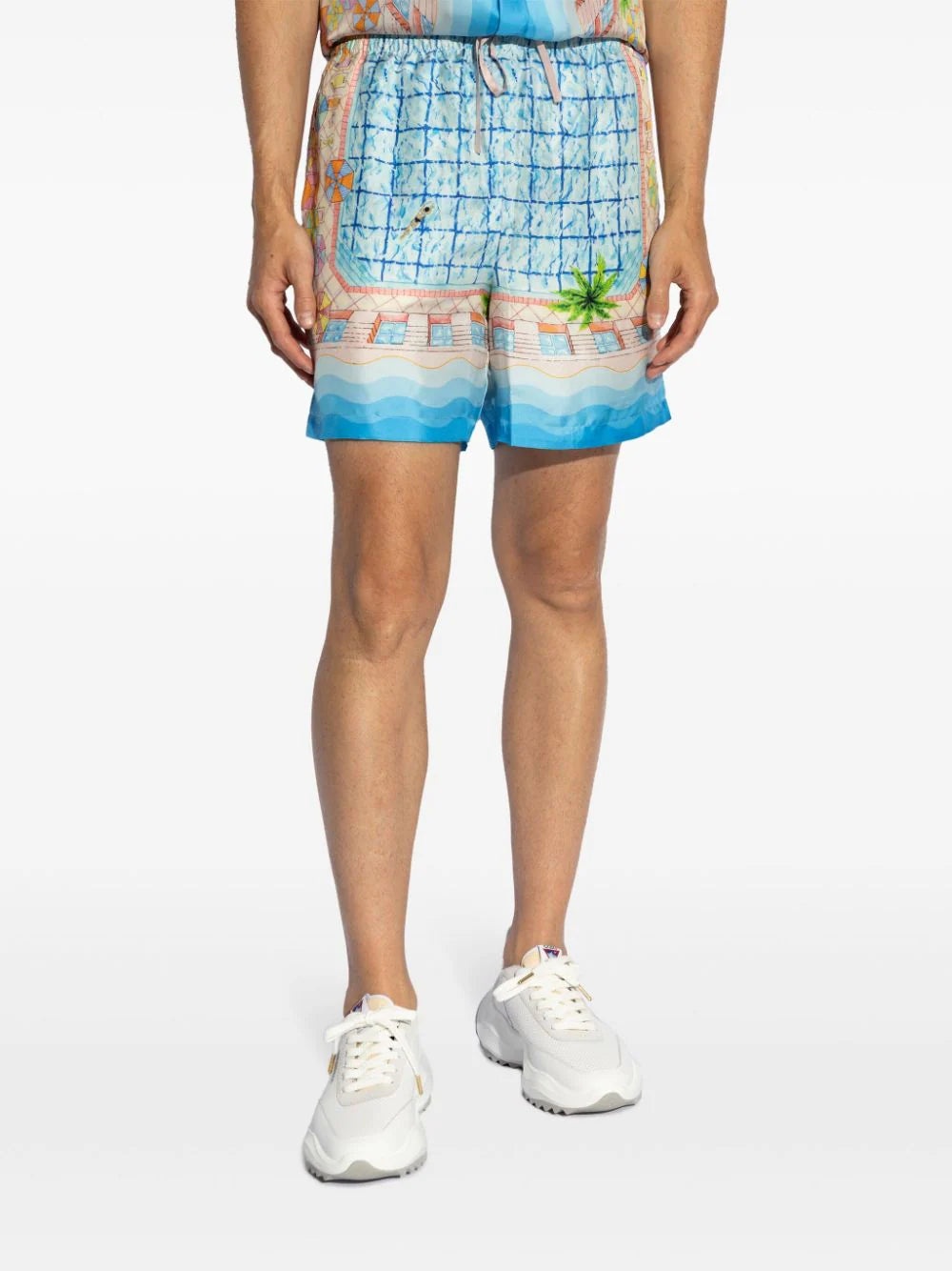 LE PLONGEON SILK SHORTS - 3
