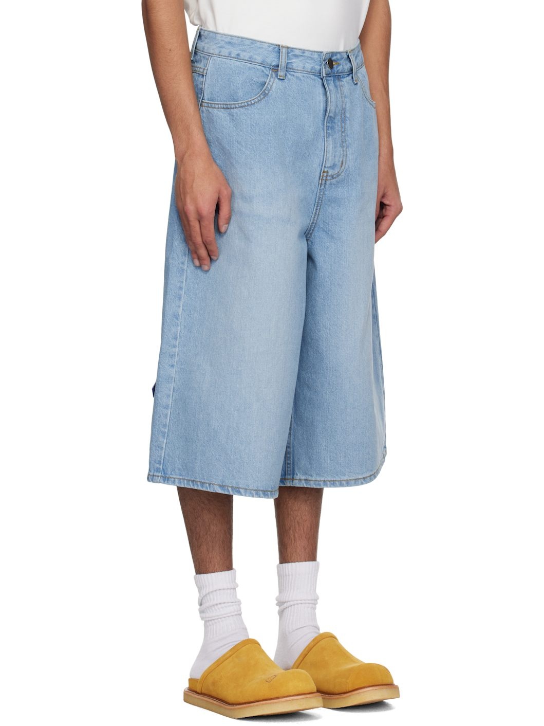 Blue Significant TRS Tag 01 Denim Shorts - 2
