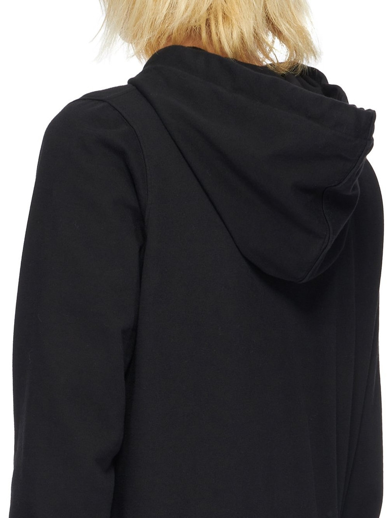 Eyelet-Embellished Cotton-Jersey Zip-Up Hoodie 5