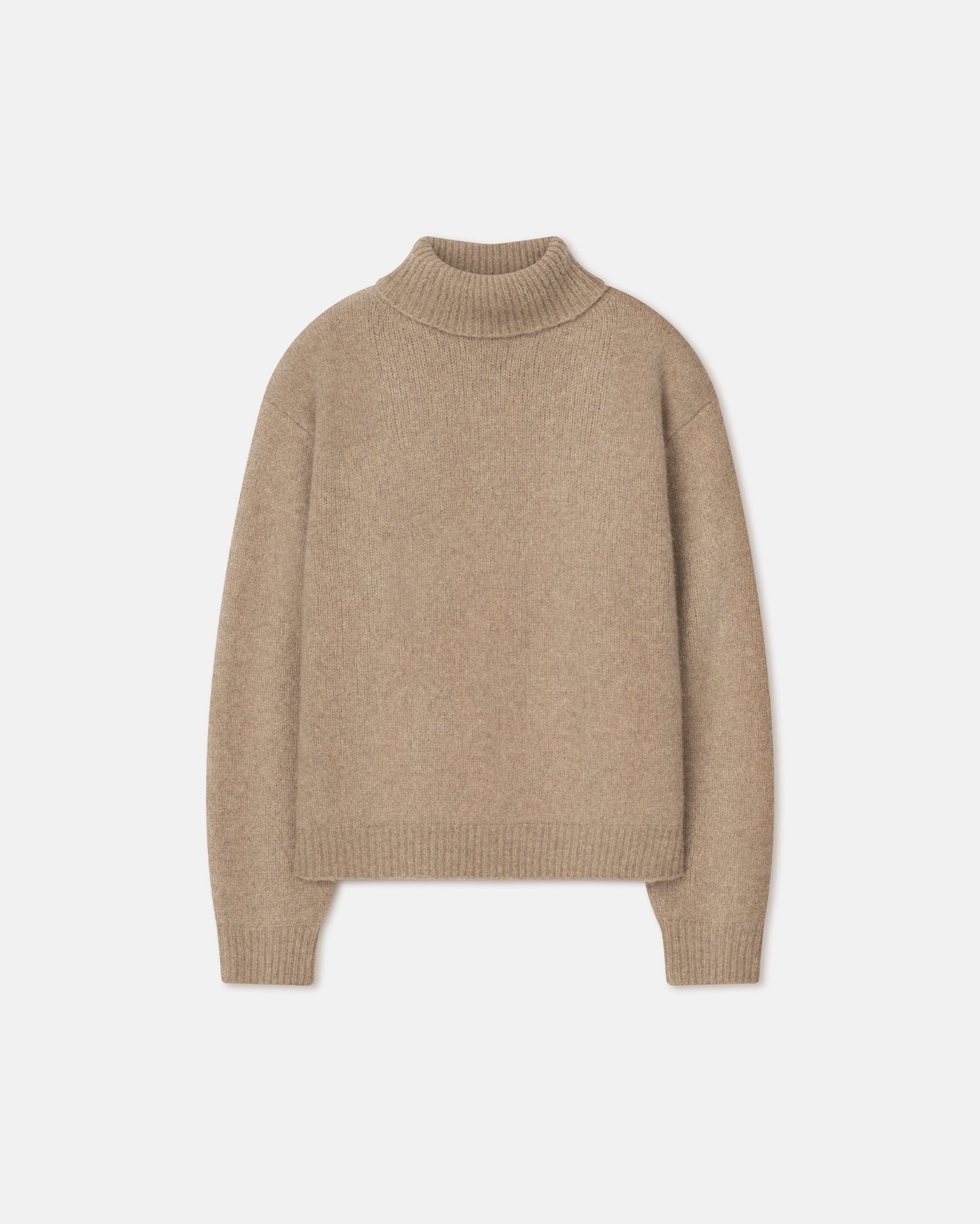 Brushed Merino Turtleneck Sweater - 4