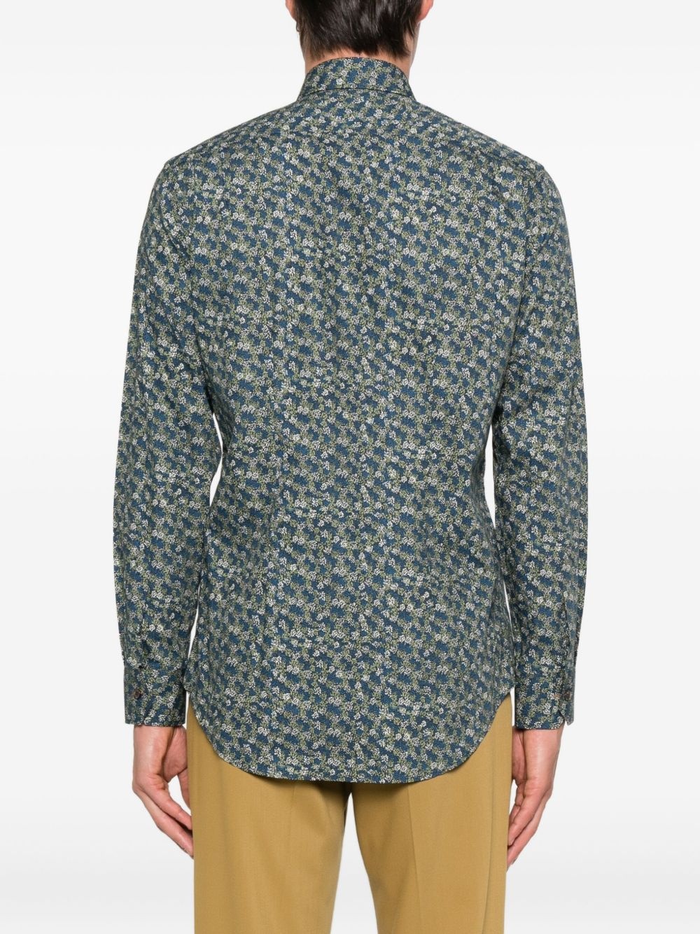 floral-print shirt - 4